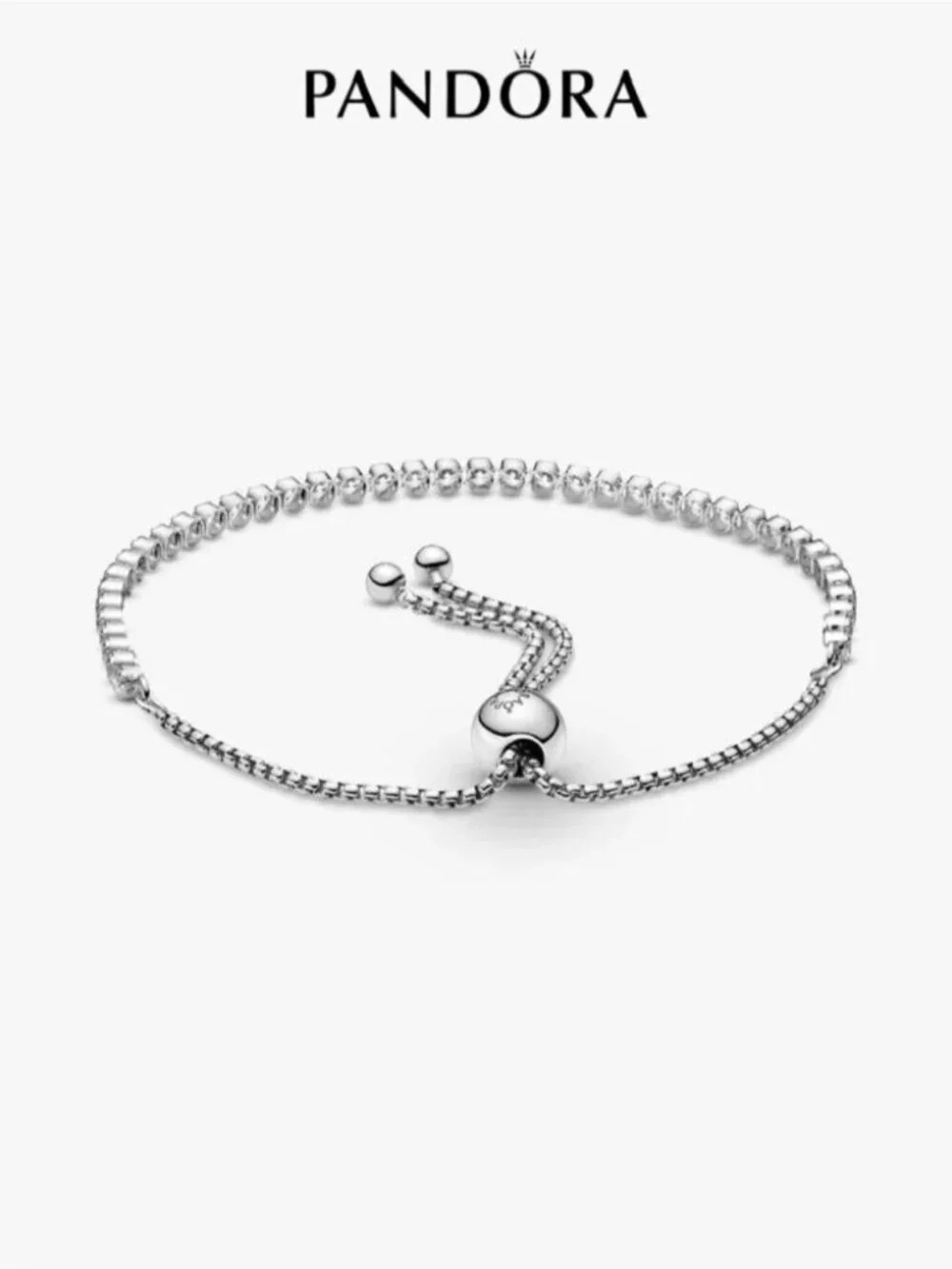Pandora Sterling Adjustable Slider Bracelet - Silver